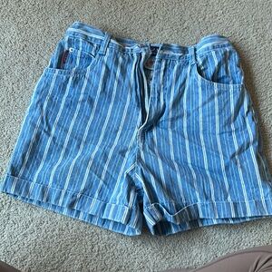 Vintage B. U. M. High waisted jeans shorts.